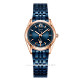 Alexandre Christie AC 8690 LD Blue Rosegold Stainless Steel